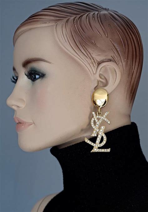 earings ysl|ysl earrings for sale.